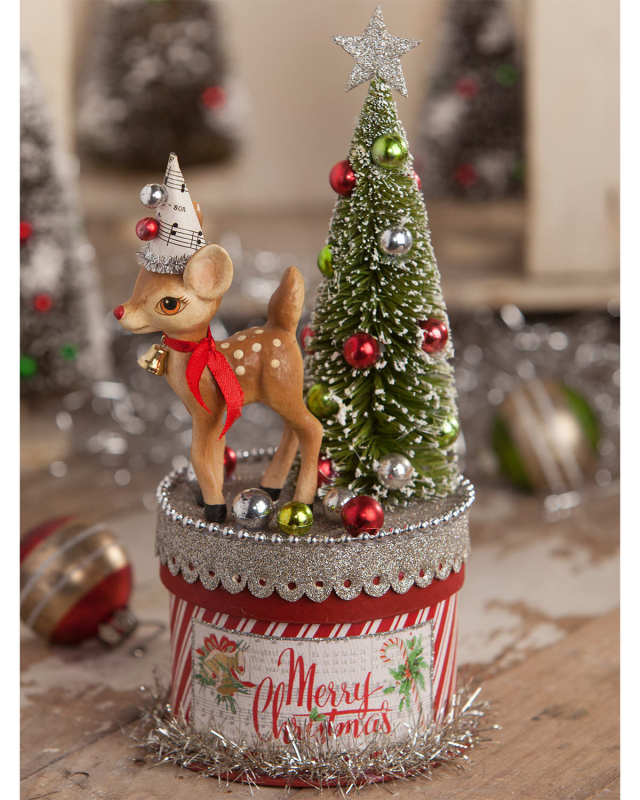 Retro Deer on Box
